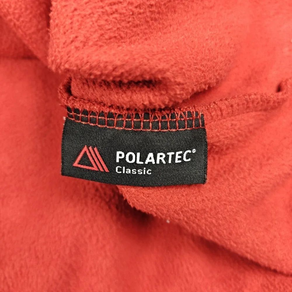The North Face‎ Pullover Mens XL Red Polartec Classic Fleece 1/4 Zip Hiking
